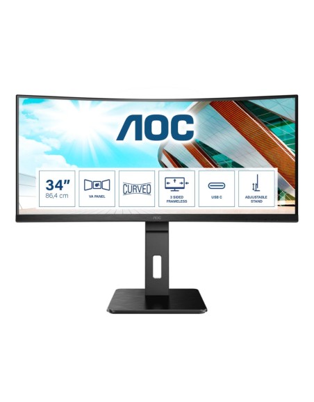 AOC CURVED 1500R  21:9 PRO-LINE BLACK