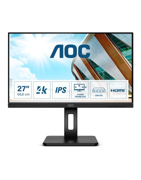 AOC 27  3840X2160 UHD HDMI/DP/USB-C(DP ALT MODE)