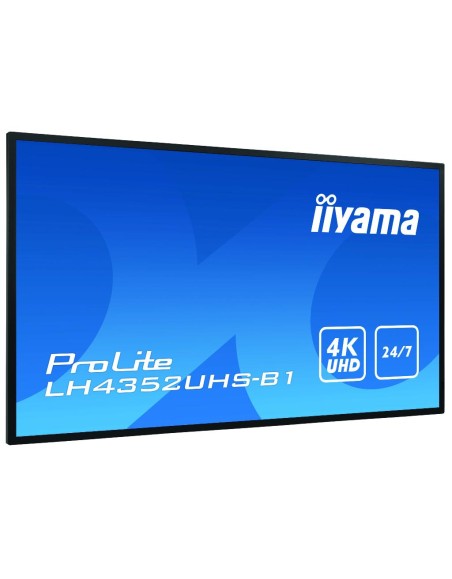 IIYAMA 43  3840x2160 ISP DVI-I DP HDMIX3 USB 500CD/M2