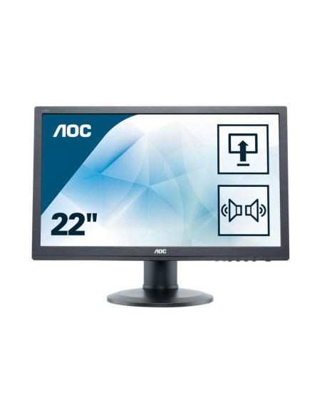 AOC 22  LED 16 10 1680X1050 DVI MULTIM  VESA BLACK