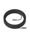 LOGITECH STRONG USB 3.1 CABLE 10M - GRAPHITE - WW