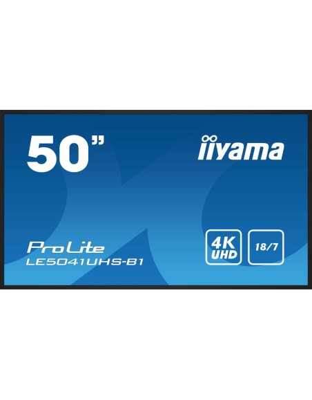 IIYAMA 50  3840x2160 VGA, 3x HDMI, 350cd/m² multimediale