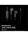 SAMSUNG MOBILE EARPHONES JACK 3.5MM BULK  BLACK