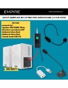 EMPIRE KIT CASSE 100W 2 RADIOMICROFONI + SCHEDA AUDIO USB