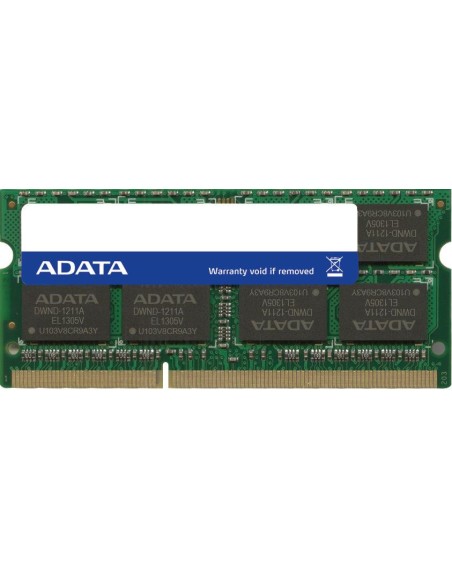 ADATA TECHNOLOGY B.V. ADATA RAM 4GB DDR3L SODIMM 1600MHZ 512X8 1.35V