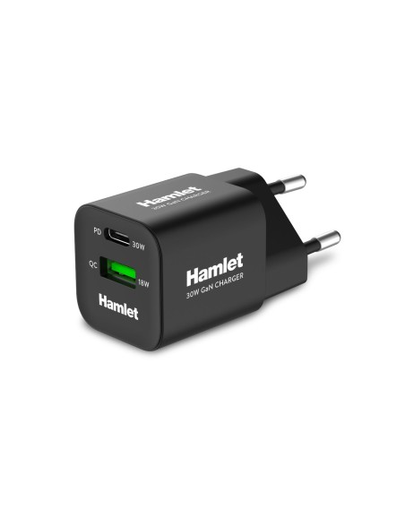 HAMLET ALIMENTATORE GAN 30W POWER DELIVERY USB-C