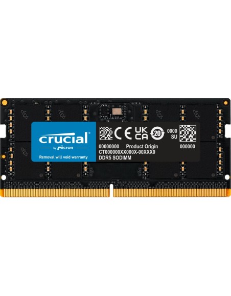 CRUCIAL 32GB DDR5-5600 SODIMM CL46 (16GBIT)