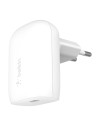 BELKIN BOOST CHARGE 30W USB-C SINGLE WALL CHARGER, WHITE