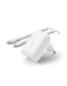 BELKIN BOOST CHARGE 30W USB-C CHARGER W/LTG CABLE WHITE