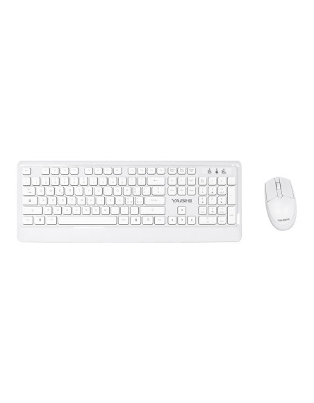 YASHI KIT KEYBOARD/MOUSE WIRELESS KIT WHITE ENG