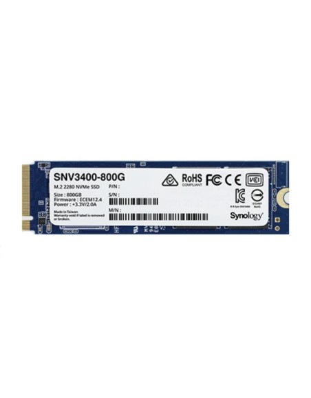 SYNOLOGY SNV3400 SSD M.2 2280 NVME PCIE 3.0 800GB