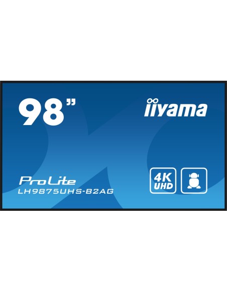 IIYAMA 98  3840x2160, UHD IPS panel DVI-I (VGA), HDMI 3x