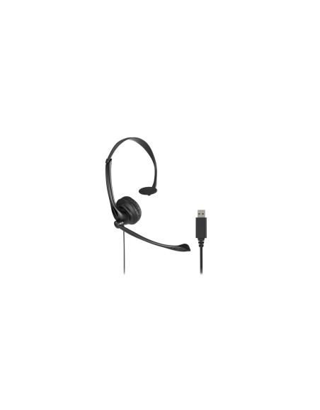 KENSINGTON USB MONO HEADSET WITH INLINE CONTROLS