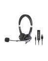 HAMLET CUFFIA BUSINESS BI-AURALE USB E JACK