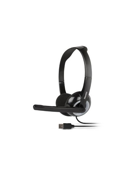 HAMLET CUFFIA STEREO CON MICR. CONNESSIONE USB PER PC **