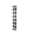 APC VERTICAL CABLE ORGANIZER, 8 CABLE RINGS, ZERO U