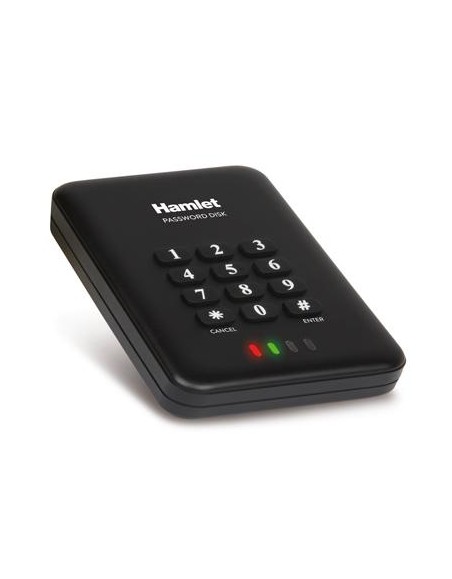 HAMLET BOX 2 5  USB 3.0 SEC.CRIPTATO CON PW 4-12 DIGIT