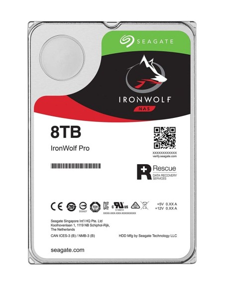 SEAGATE IRONWOLF 8TB SATA3 3.5 7200RPM CMR
