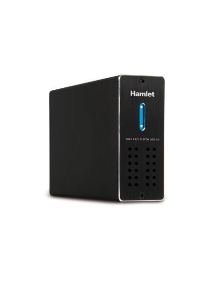 HAMLET BOX RAID PER 2 HARD DISK SATA 2.5  USB 3.0