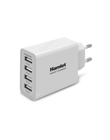 HAMLET ALIMENTATORE 4X USB 5V 2.4A