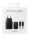 SAMSUNG MOBILE TRAVEL ADAPTER 45W TYPE-C (w. Cable) BLACK