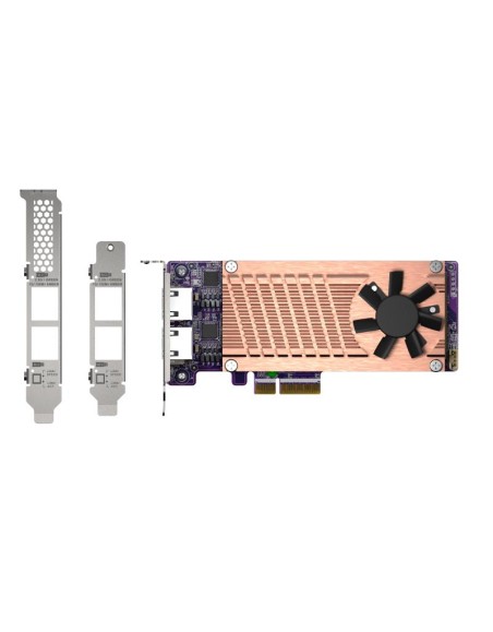 QNAP QM2 2X PCIE 2280 M.2, 2X 2.5GB RJ45, PCIE GEN3 X 4