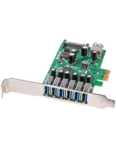 LINDY SCHEDA PCIE USB 3.0 6+1 PORTE