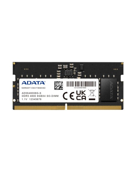 ADATA TECHNOLOGY B.V. ADATA SODIMM 8GB DDR5 4800MHZ