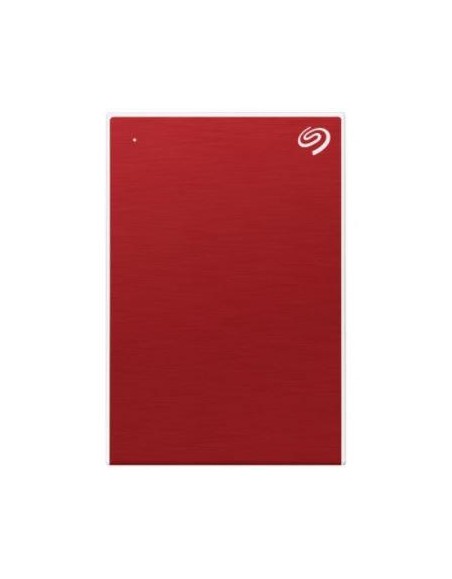 SEAGATE 4TB ONE TOUCH PORTABLE DRIVE, RED