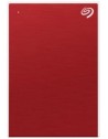 SEAGATE 4TB ONE TOUCH PORTABLE DRIVE, RED