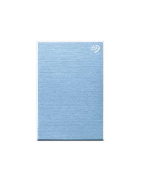 SEAGATE 5TB ONE TOUCH PORTABLE DRIVE, LIGHT BLUE