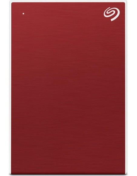 SEAGATE 5TB ONE TOUCH PORTABLE DRIVE, RED