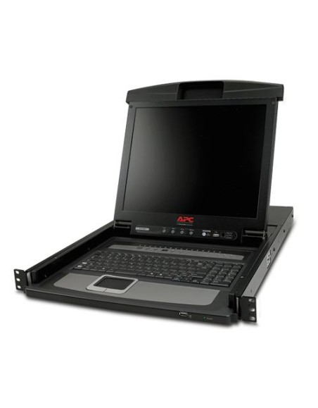 APC 17 RACK LCD CONSOLE WITH INTEGRATED 16PORT KVM