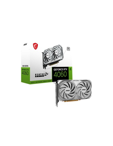 MSI COMPONENTS GEFORCE RTX 4060 VENTUS 2X WHITE 8G OC