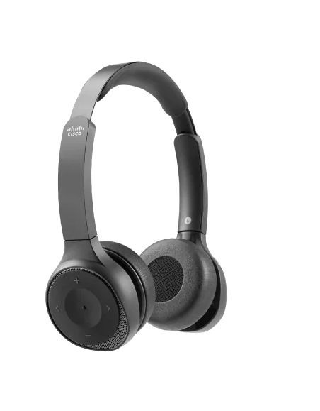 CISCO 730 WIRELESS DUAL ON-EAR HEADSET+STAND CARBON