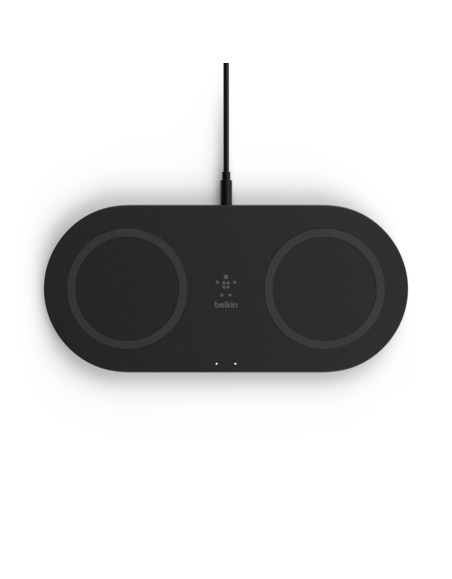 BELKIN BOOSTCHARGE WIRELESSCHARGING DUALPADS 15W+PSU NERO