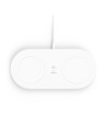 BELKIN BOOSTCHARGE WIRELESSCHARGING DUALPADS 15W+PSU WHT