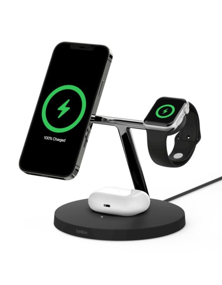 BELKIN BOOSTCHARGEPRO MAGSAFE 3IN1 WIRELESS CHARGER NERO