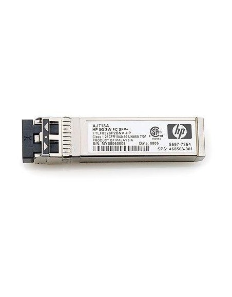 HEWLETT PACKARD ENT HP 8GB SHORT WAVE FC SFP+ 1 PACK