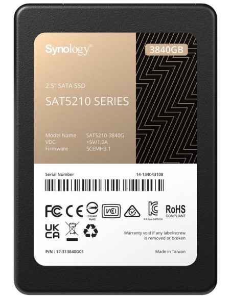 SYNOLOGY SAT5210 SSD SATA 2.5 3,84TB