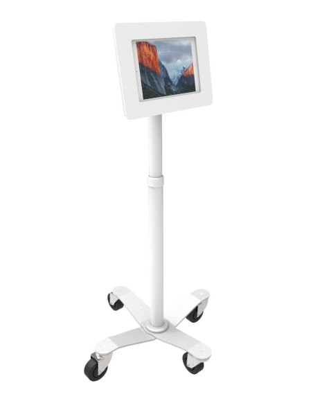 COMPULOCKS MEDICAL ROLLING FLOOR STAND - WHITE