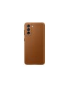 SAMSUNG MOBILE LEATHER COVER S21 BROWN