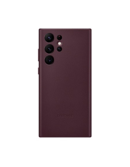 SAMSUNG MOBILE LEATHER COVER BURGUNDY GALAXY S22 ULTRA