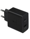 SAMSUNG MOBILE TRAVEL ADAPTER 35W DUO USB-A e Type-C Black