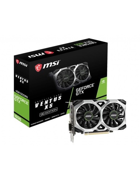 MSI COMPONENTS MSI VGA GEFORCE GTX 1650 VENTUS XS 4G OC