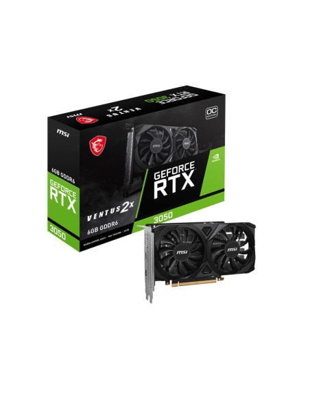 MSI COMPONENTS GEFORCE RTX 3050 VENTUS 2X 6G OC