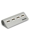 HAMLET HUB USB 2.0 4 PORTE ALLUMINIO