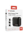 VERBATIM MINIGANCHARGER 100W 4 PORT US PLUG WITH EU/UK ADAP