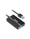 HAMLET HUB USB 3.0 SLIM A 4 PORTE AUTOALIMENTATO